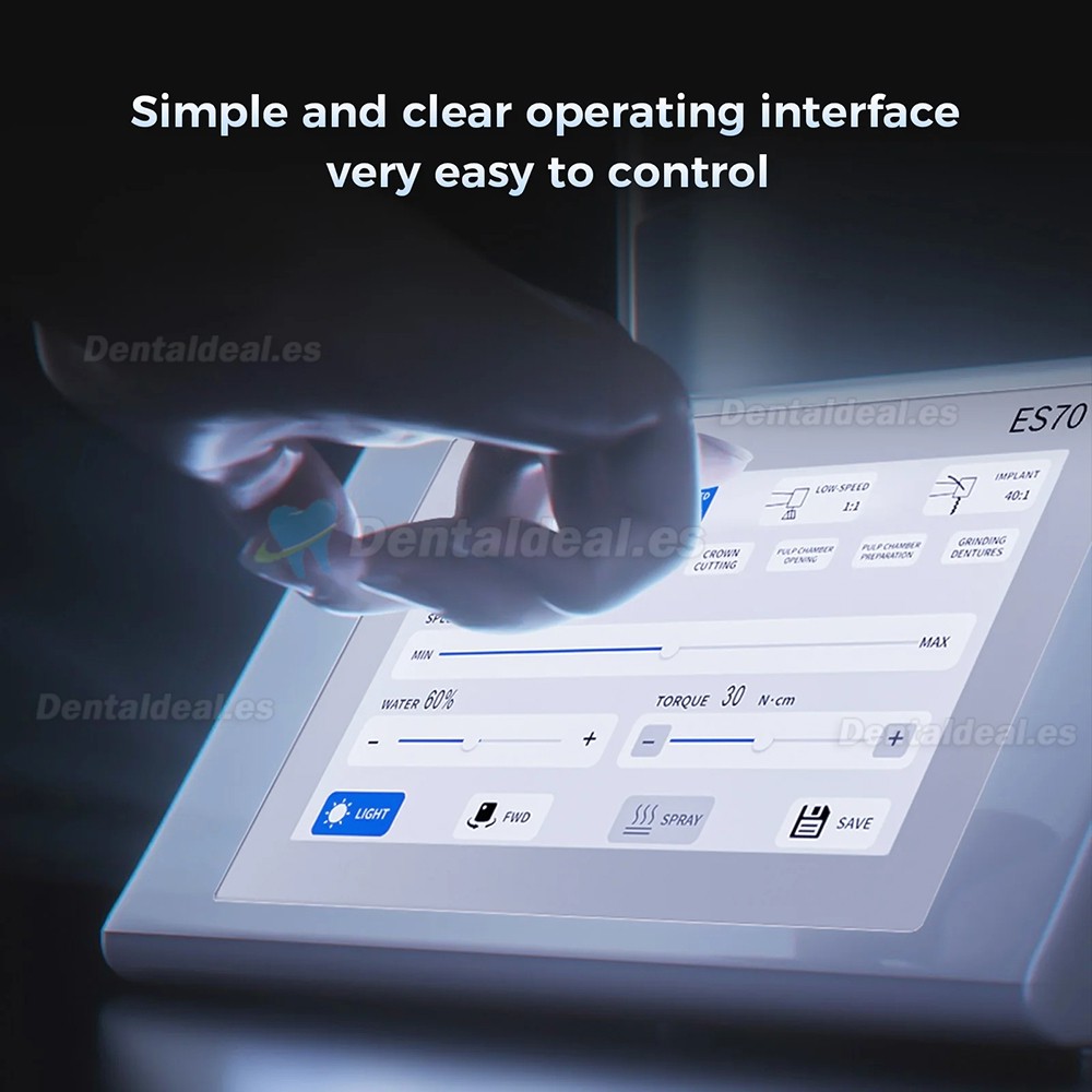 Jinme ES70 Motor Quir&uacute;rgico para Implantes Dentales con 4 Contra-&Aacute;ngulos para Cirug&iacute;a Oral